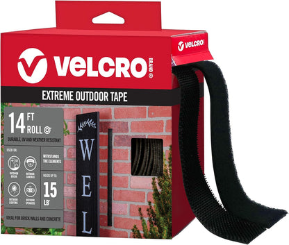 VELCRO Brand Extreme Outdoor Double-Sided Tape - 14 ft Roll