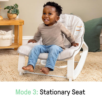 Ingenuity Keep Cozy 3-in-1 Vibrating Baby Bouncer and Rocker, Linden - view 4