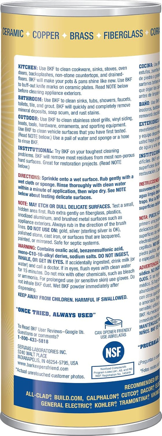 Bar Keepers Friend Multi-Purpose Household Cleaner Gold 21 oz (595 g) - view 2