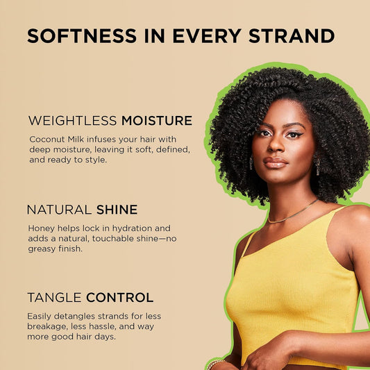 African Pride Moisture Miracle Coconut Milk & Honey Leave-In Conditioner 8 oz - view 2