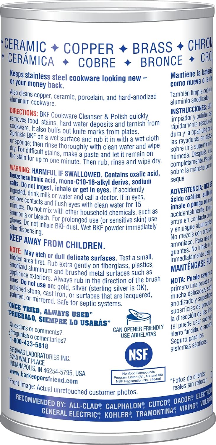 Bar Keepers Friend Cookware Cleaner 12 oz — alternate product view