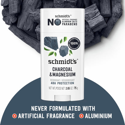 Schmidt's Natural Deodorant Charcoal + Magnesium 2.65 oz - view 5