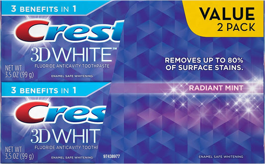 Crest 3D White Radiant Mint Whitening Toothpaste