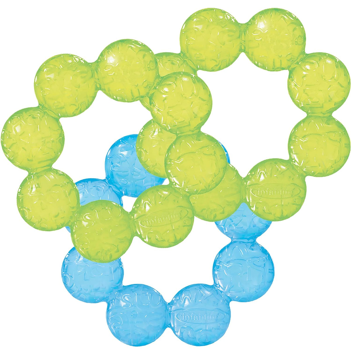 Infantino Water Teethers, Cooling and Massaging, Lime and Blue, 3 Pack — product view