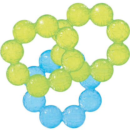 Infantino Water Teethers, Cooling and Massaging, Lime and Blue, 3 Pack
