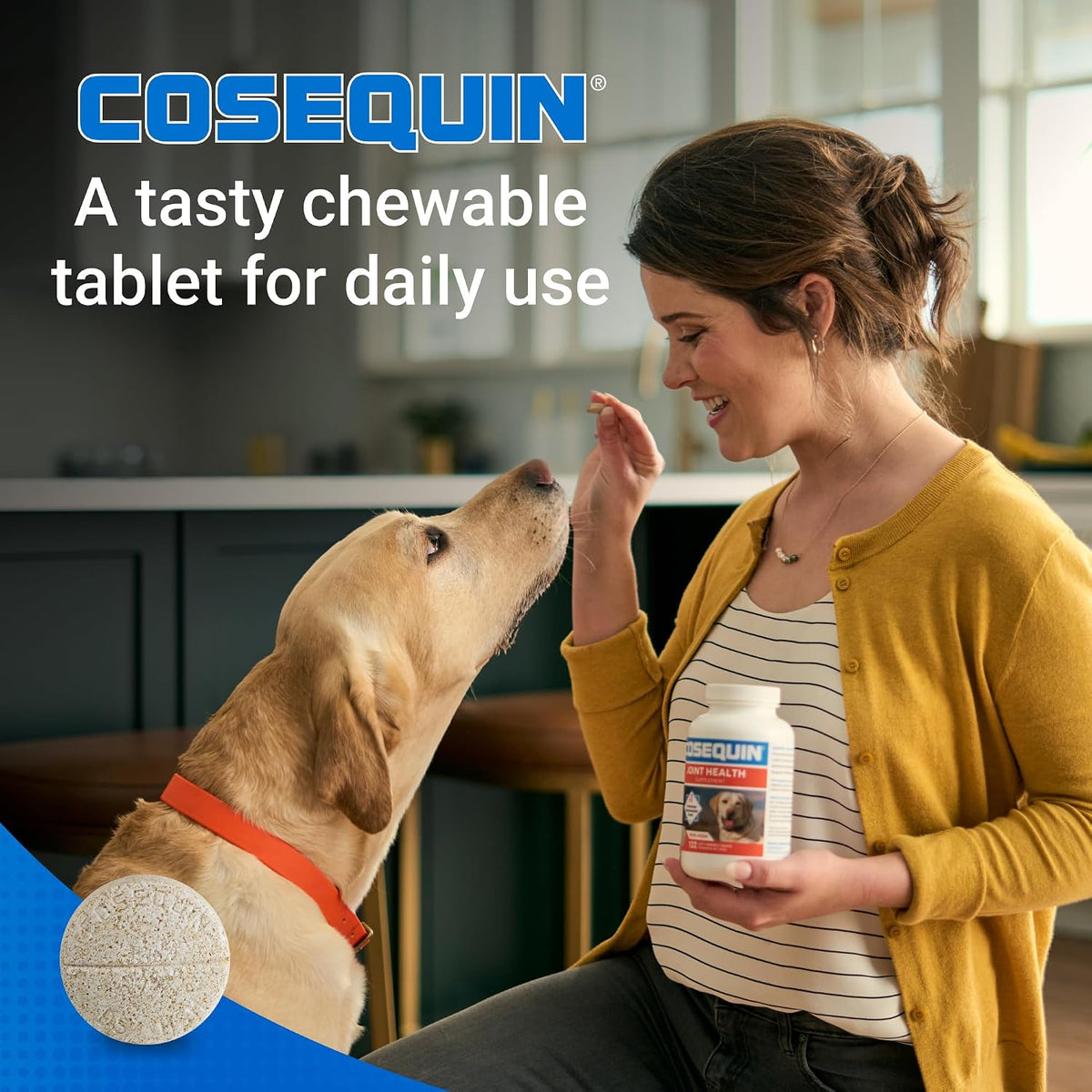 Nutramax Cosequin Joint Supplement for Dogs, 132 Chewable Tablets - view 4