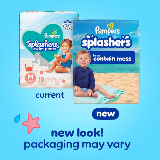 Pampers Splashers Swim Nappies, Size 6+, 15 Count - view 2