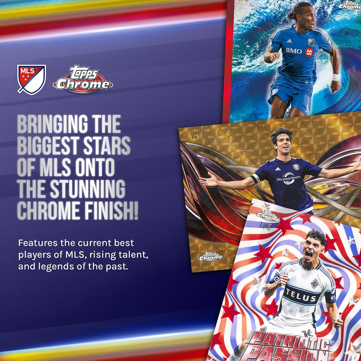 Topps Chrome Major League Soccer 2026 Value Box, Factory Sealed - view 3