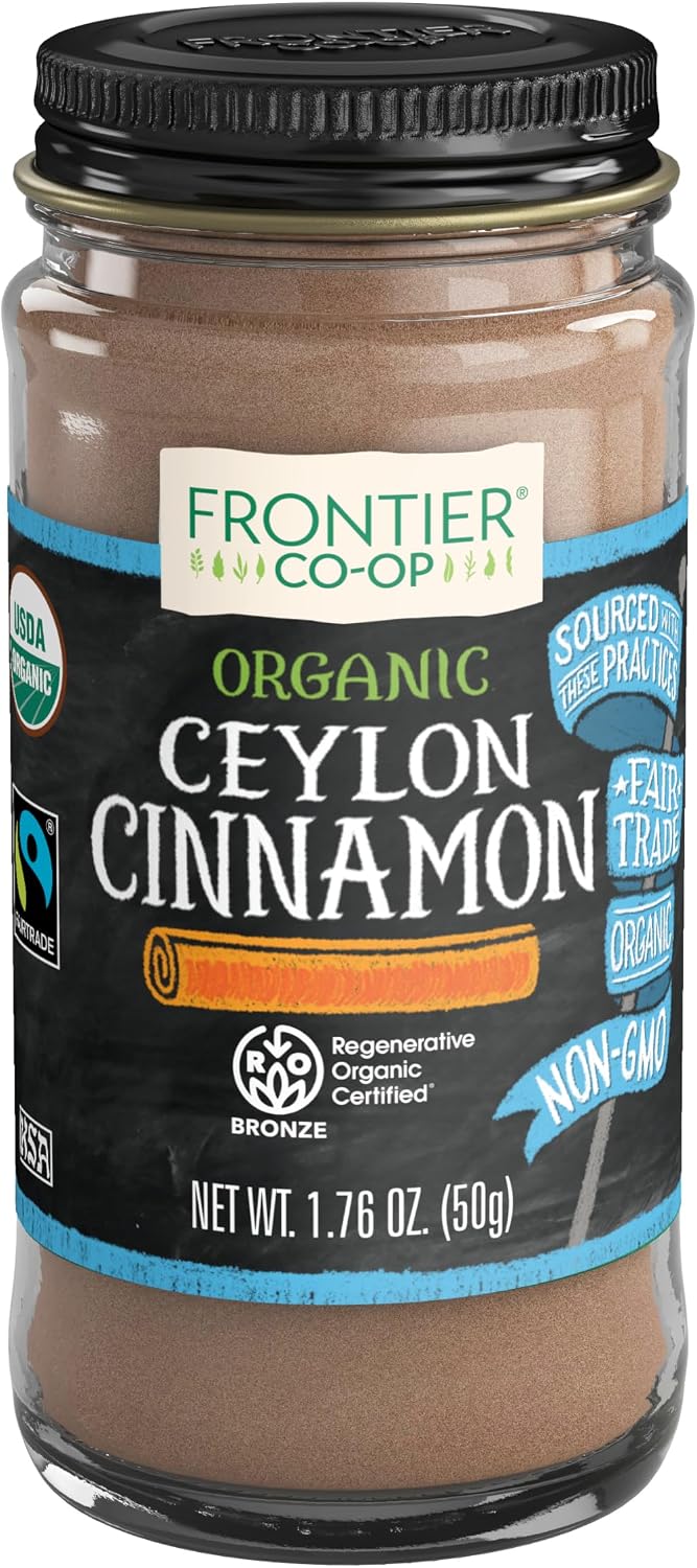 Simply Organic Ground Ceylon Cinnamon by Frontier Co-op, 1.76 oz — product view