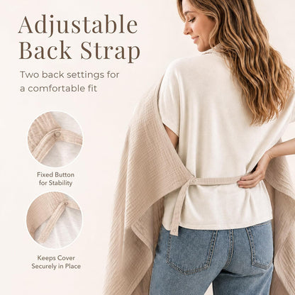 Konssy Muslin Nursing Cover with Rigid Hoop - view 5