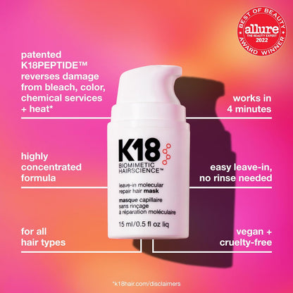 K18 Leave-In Molecular Repair Hair Mask - view 2