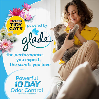 Purina Tidy Cats Clumping Cat Litter, Glade Clear Springs, 16 lb - view 2