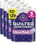 Quilted Northern Ultra Plush Toilet Paper, 32 Mega Rolls, 3-Ply