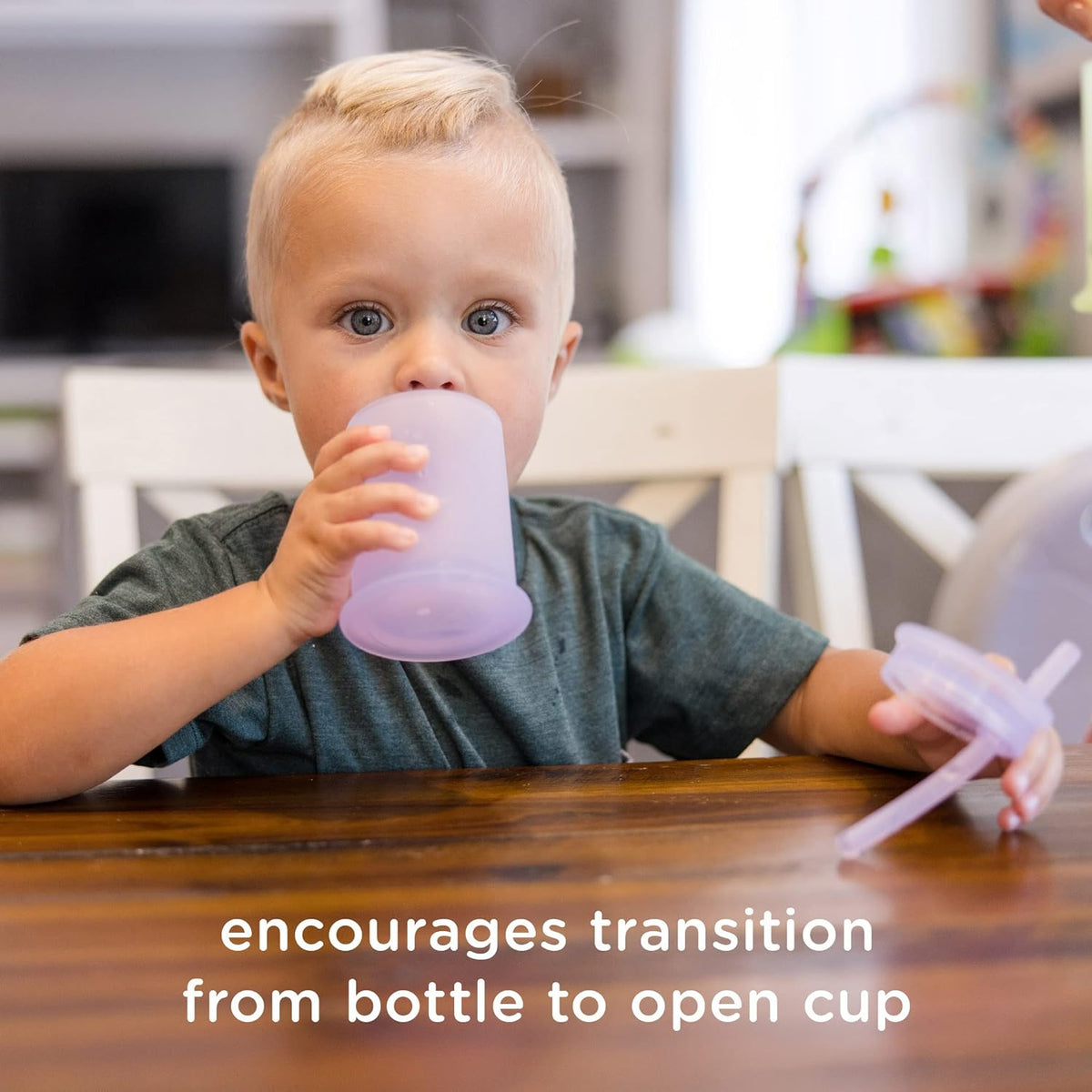 Olababy Silicone Straw Training Cup, Mint, 5 oz - view 4
