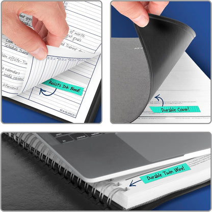 AT-A-GLANCE 2027 DayMinder Weekly Appointment Book, 8 x 11 Inch, Black - view 4