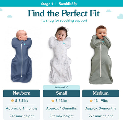 Love to Dream Swaddle Up Sleep Sack 1.0 TOG, 8-13 lbs, Deep Olive - view 3