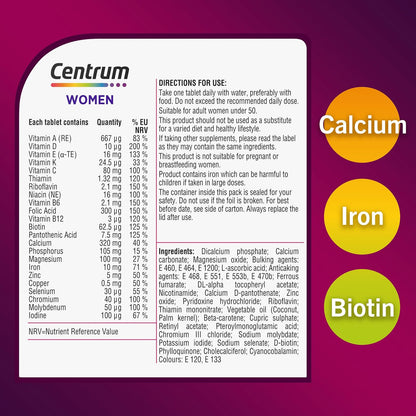 Centrum Women Multivitamin Tablets, Vitamins and Minerals, 30 Count - view 5