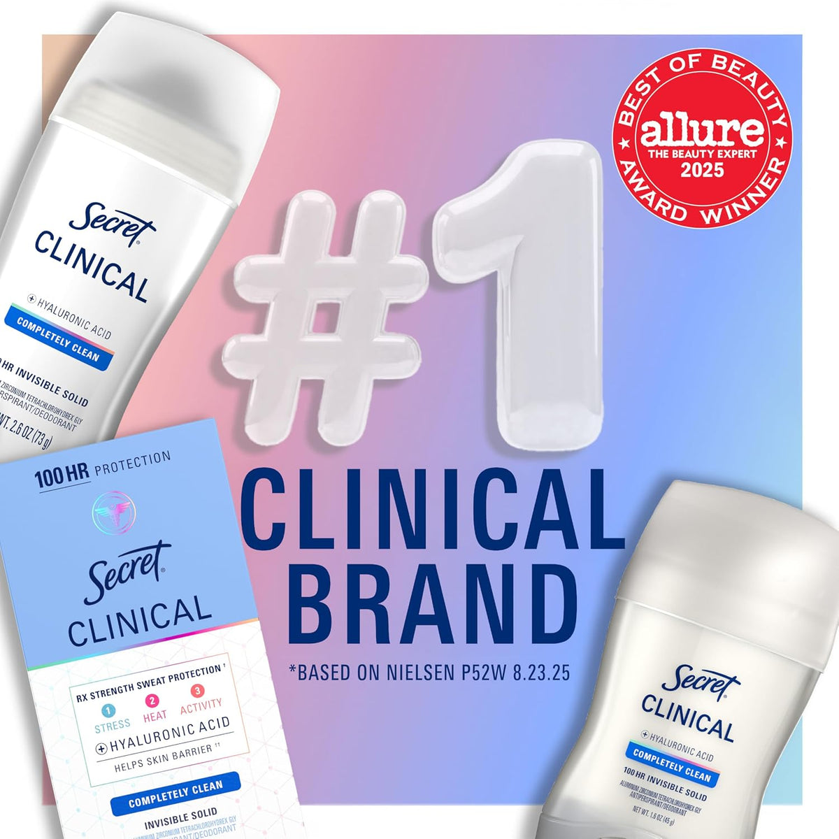 Secret Clinical Strength Invisible Solid Antiperspirant, 0.5 oz - view 5
