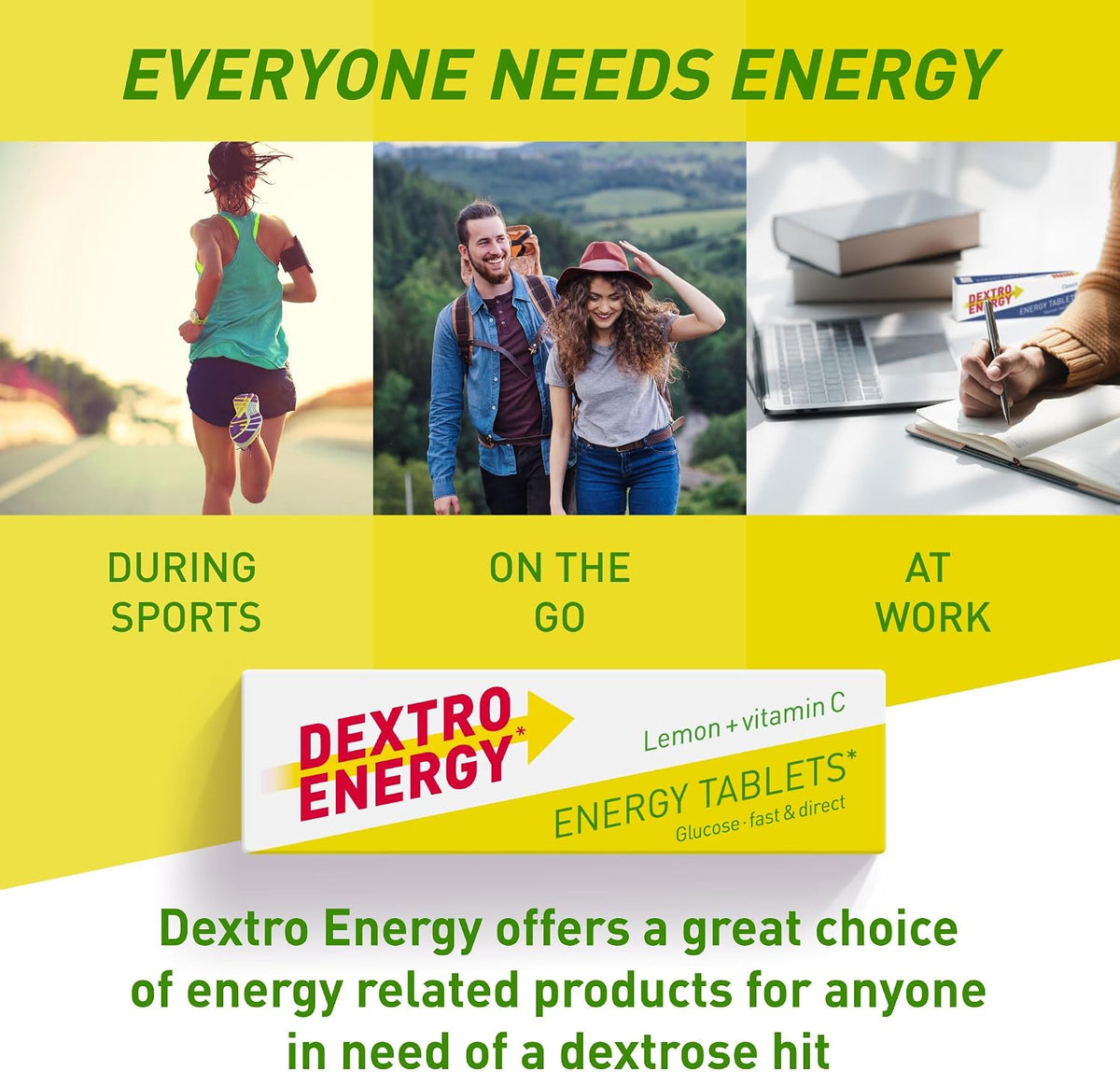 Dextro Energy Lemon Glucose Tablets 14 Count (Pack of 24) - view 5
