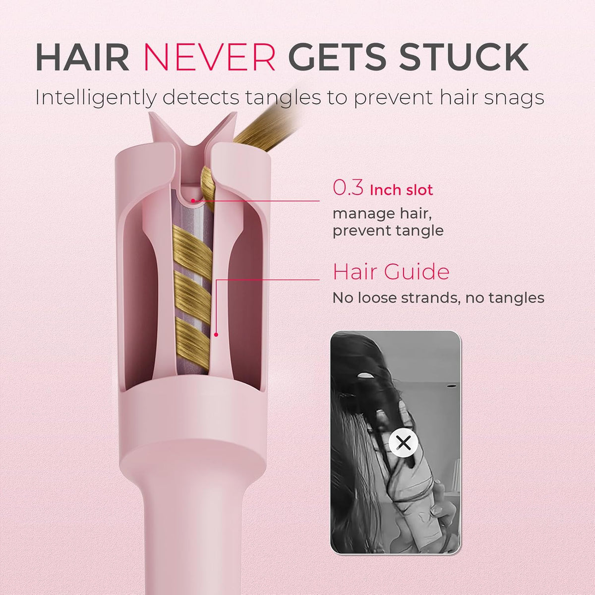 TYMO CURLPRO Automatic Rotating Curling Iron 1 Inch (HC503N) - view 5