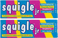 Squigle Jr Kids Fluoride-Free Xylitol Toothpaste Raspberry 2 Pack