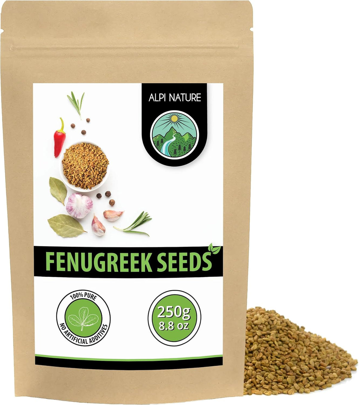 Alpi Nature Whole Fenugreek Seeds 250 g