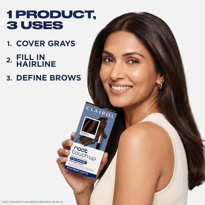 Clairol Root Touch-Up Temporary Concealing Powder, Dark Brown (0.07 oz) - view 3