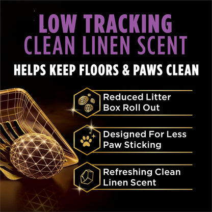 Purina Tidy Cats Performance Plus Tidy Feet Cat Litter, Unscented, 22 lb Box - view 3
