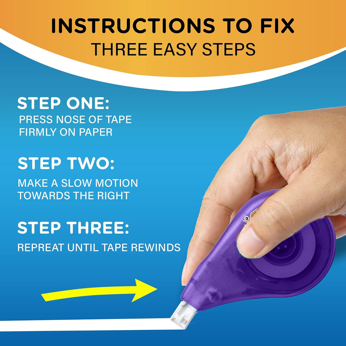 BIC Wite-Out EZ Correct Correction Tape, 4 Count - view 3
