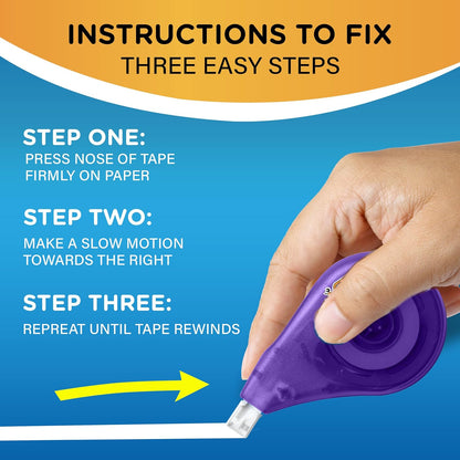 BIC Wite-Out EZ Correct Correction Tape, 4 Count - view 3