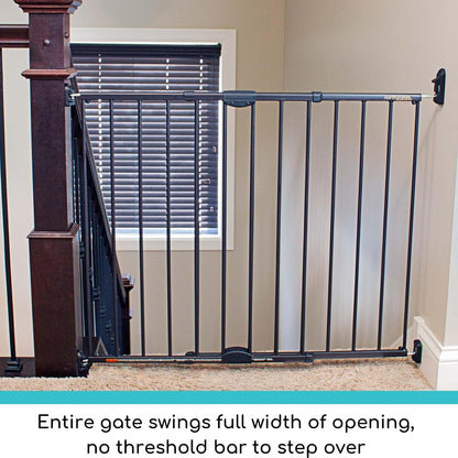 Toddleroo by North States Easy Swing & Lock Baby Gate, 31 Inch, Bronze - view 6