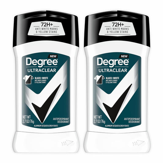 Degree Men UltraClear Antiperspirant Deodorant, Pack of 2, 2.7 oz