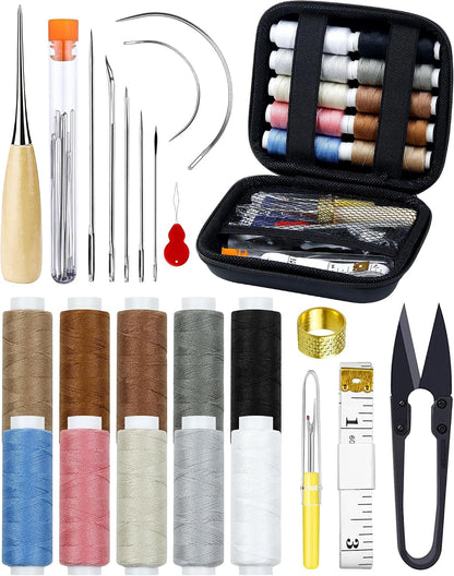 PLANTIONAL 47 Piece Heavy Duty Upholstery Repair Sewing Kit