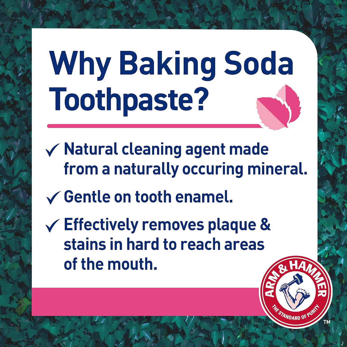 Arm & Hammer 100% Natural Baking Soda Gum Protection Toothpaste, 2 x 75 ml - view 4