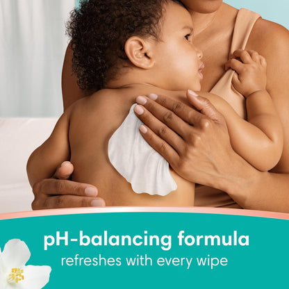 Pampers Clean & Calm Wipes, Cotton Blossom Scent, 336 Wipes - view 4