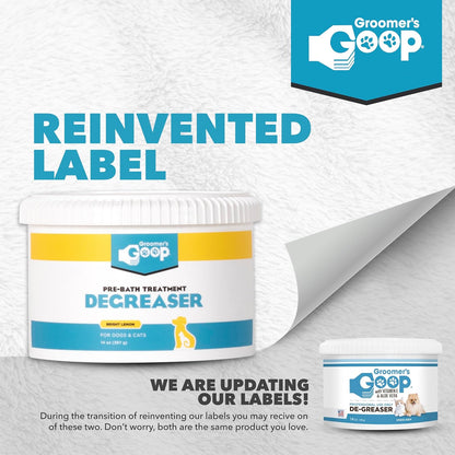 Groomer's GOOP Pre-Bath Pet Degreaser Cream 14 oz Can - view 2