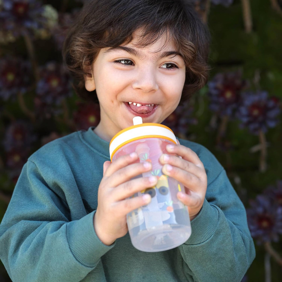 Zak Designs Kelso Toddler Cups, 15 oz, Silly Goose and Harvest, 2 Pack - view 2