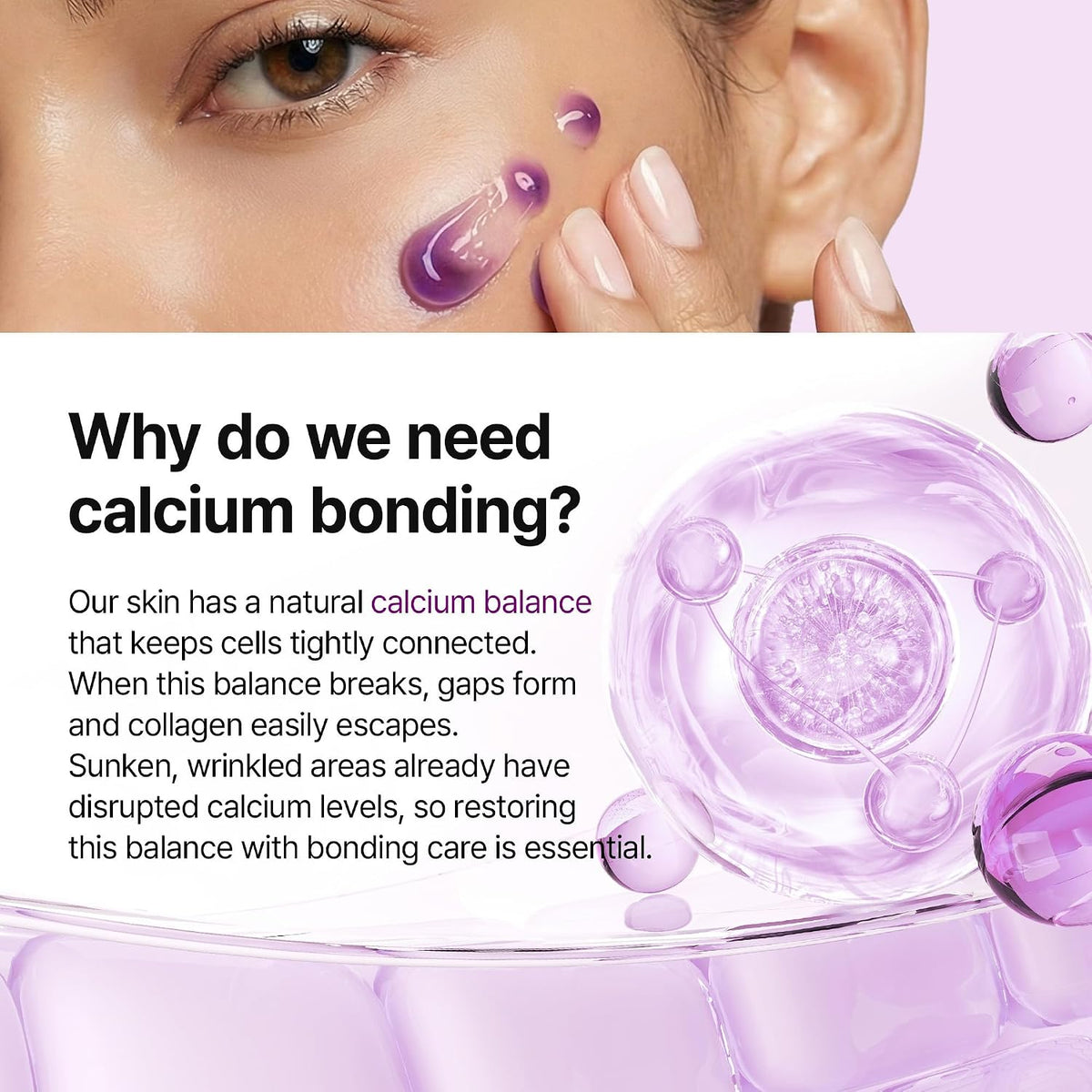 Dr.Melaxin Calcium Bonding Eye Cream with Peptides & Hyaluronic Acid 0.51 oz - view 5