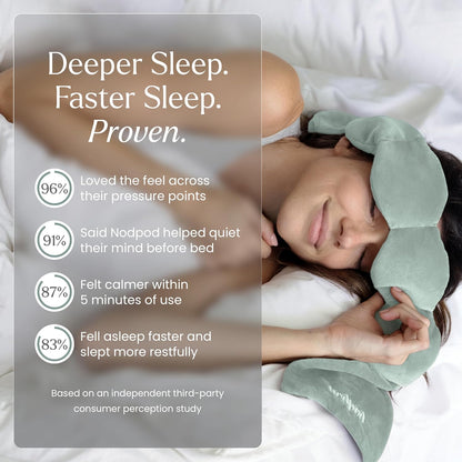 nodpod Gentle Pressure Weighted Sleep Mask - view 4