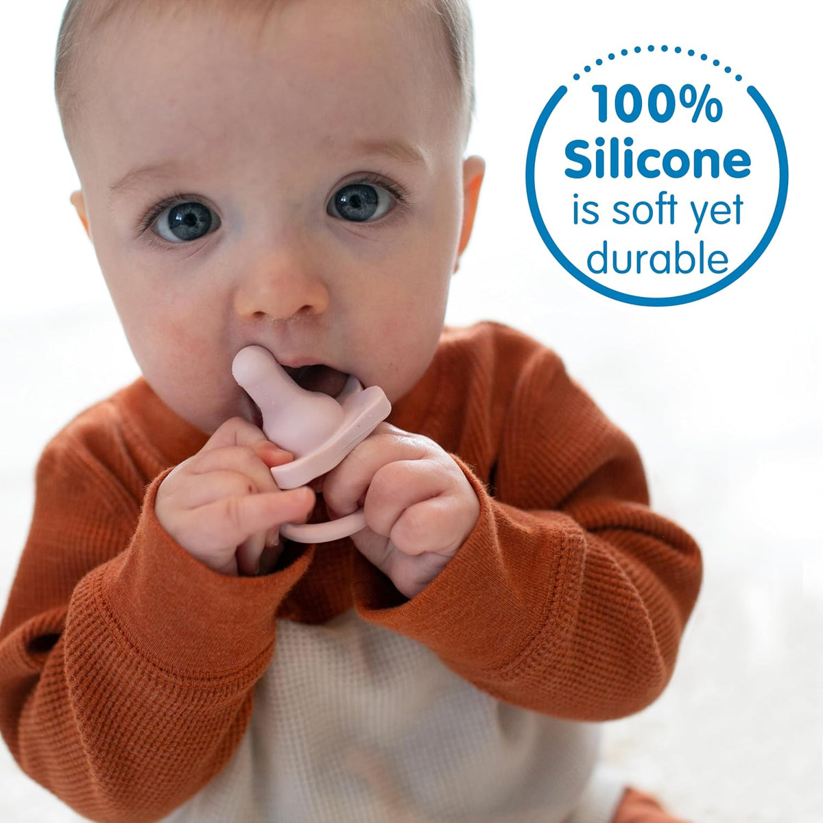 Dr. Brown's HappyPaci Baby Dummy 0-6m, Pink and White, Pack of 4 - view 5