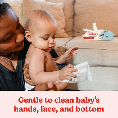 Huggies Simply Clean Unscented Baby Wipes, 3 Packs, 192 Wipes - view 6