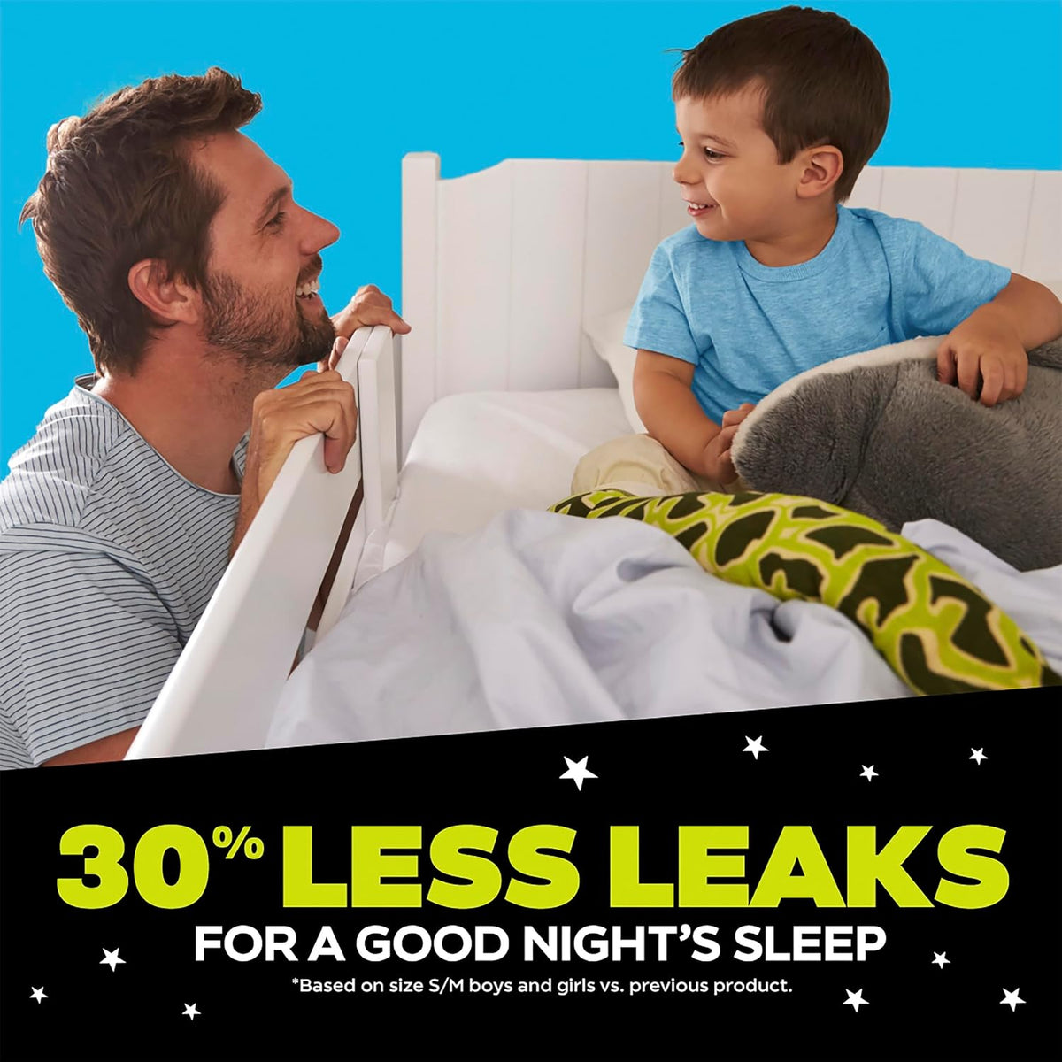 Ninjamas Boys Bedwetting Night-Time Underwear, S/M (38-70 lbs), 88 Count - view 3