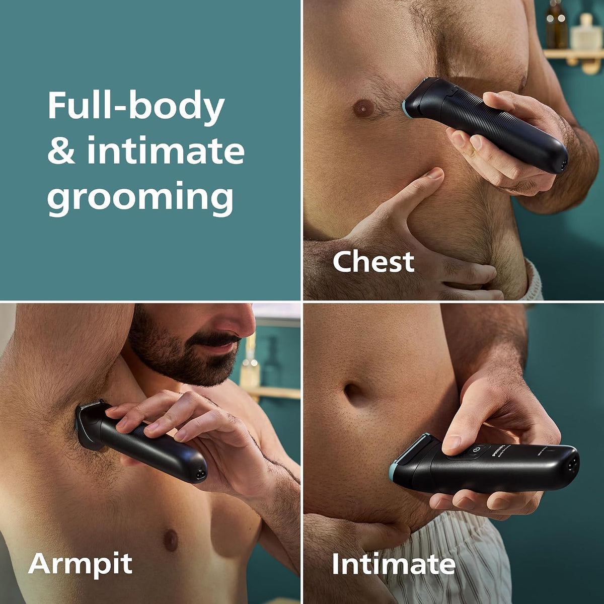 Philips Norelco Body Groomer 5000 Dual Head Trimmer and Shaver — alternate product view