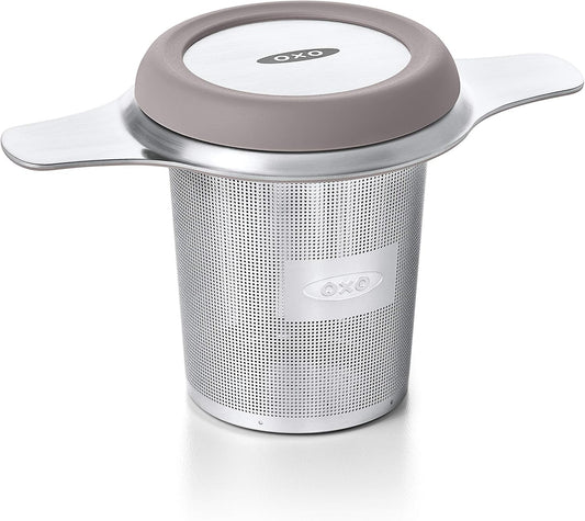 OXO Brew Tea Strainer Basket, Fine Mesh Stainless Steel