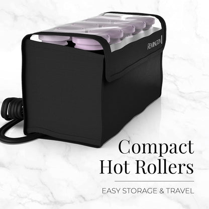 Remington Compact Ceramic Hot Rollers, 10-Piece Hair Roller Set - view 3