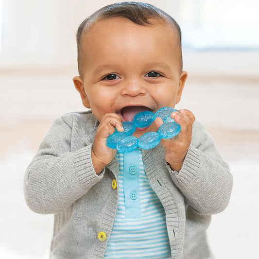 Infantino Water Teethers, Cooling and Massaging, Lime and Blue, 3 Pack - view 2