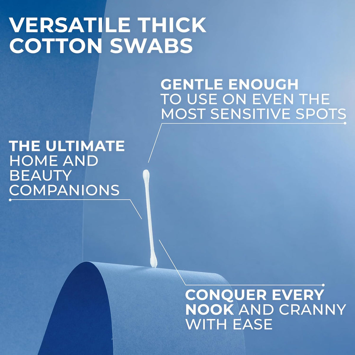 Q-tips Cotton Swabs, 500 Count, Pack of 2 - view 3