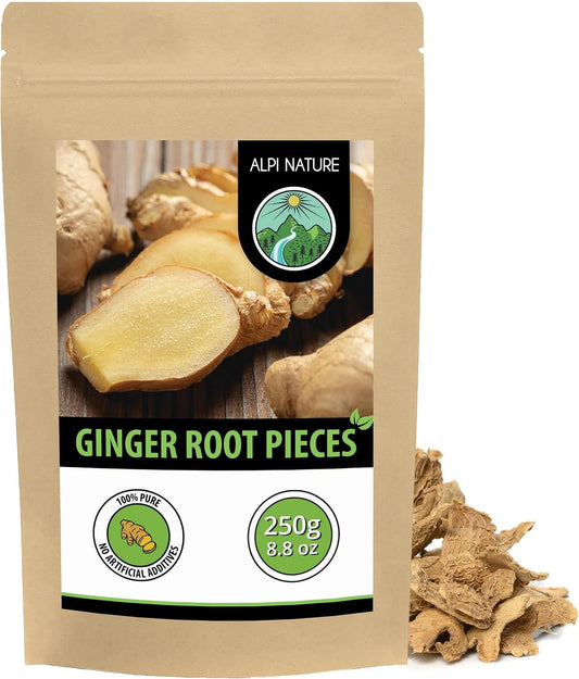 Alpi Nature Dried Ginger Root Cut 250 g