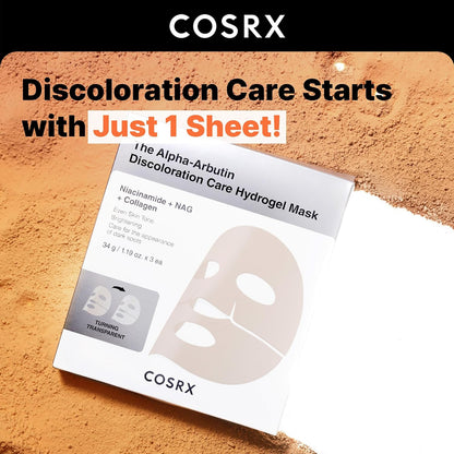 COSRX Alpha-Arbutin Discoloration Care Hydrogel Face Masks, Pack of 3 - view 3