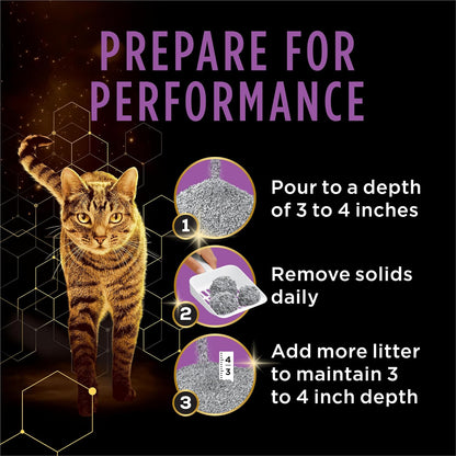 Purina Tidy Cats Performance Plus Tidy Feet Cat Litter, Scented, 22 lb Box - view 6